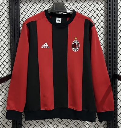 2025 26 AC milan red black hoodies S-XXL